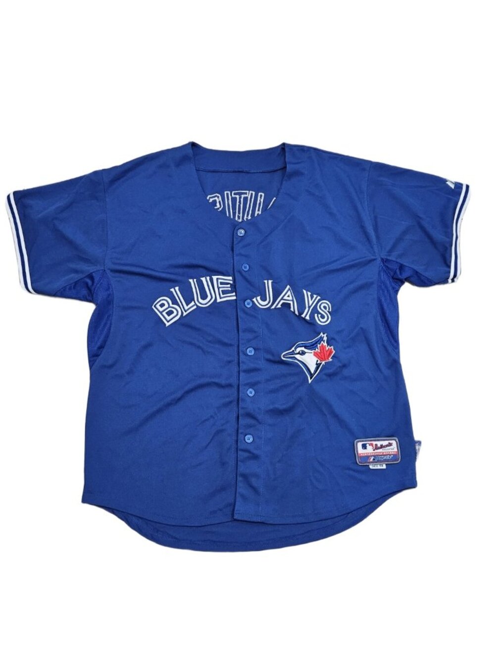 Jose Bautista Blue Jays #19 Majestic Jersey Size 48